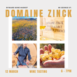A taste of DOMAINE ZINCK at BYWARD WINE MARKET - March 12